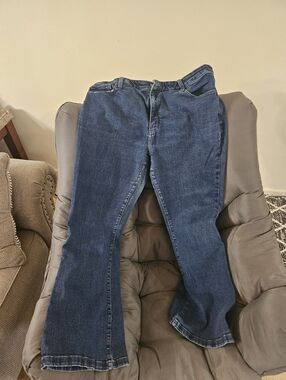 Ava & Viv Women’s Straight Leg Jeans - Dark Blue Denim